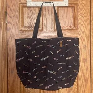 PINK Victoria's Secret Black Tote Bag